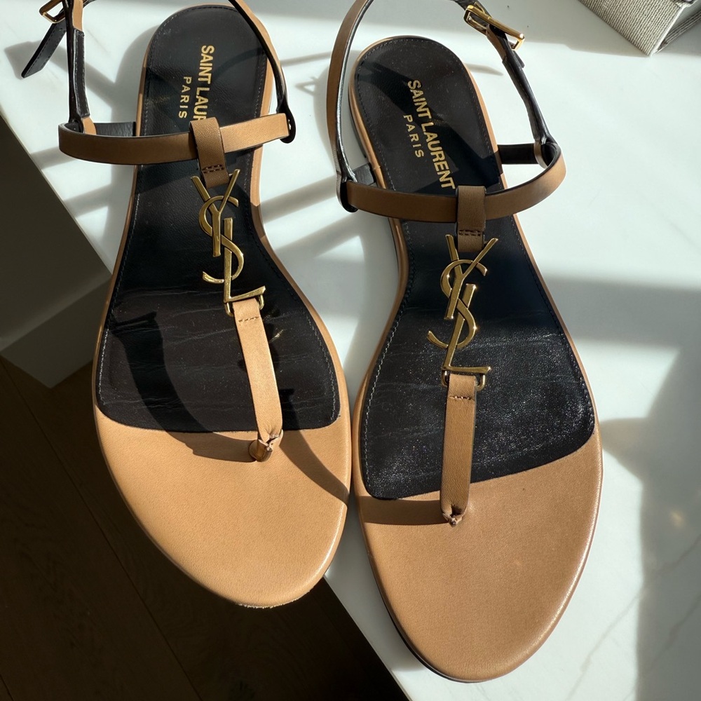 Saint Laurent Cassandra Iota Sandals - Picture 8 of 16